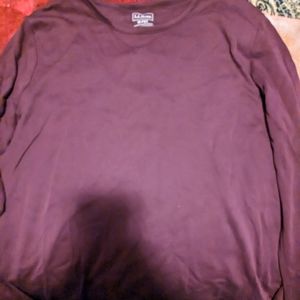 Purple long sleeve shirt